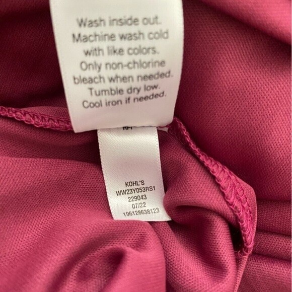 Nine West Dresses Nine West Mockneck SleevelesSwing Mini Dress Metallic Burgundy - Picture 13 of 15